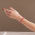 Roter Samt | Traumlandschaft Opal Armband